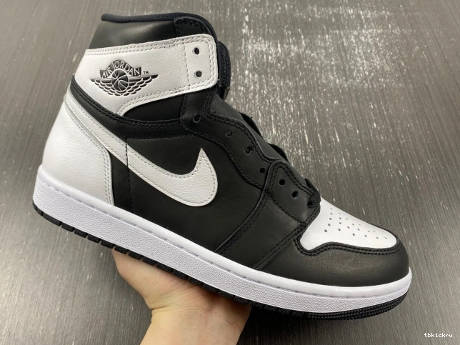 Rep TBkick High OG Reverse 1 Air Jordan DZ5485-010 Panda 0707